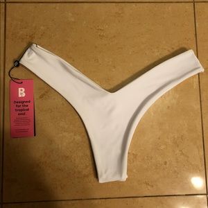 BlackBough Swimwear Stassy bottoms white